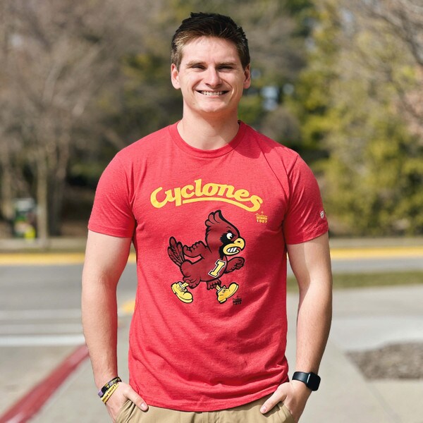 Homefield Cyclones Walking Cy Cardinal T-Shirt